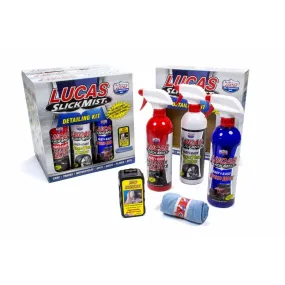 Lucas Oil Products Slick Mist Detailer 4 Interior Detailer/4 Tire and Trim Shine/4 Speed Wax