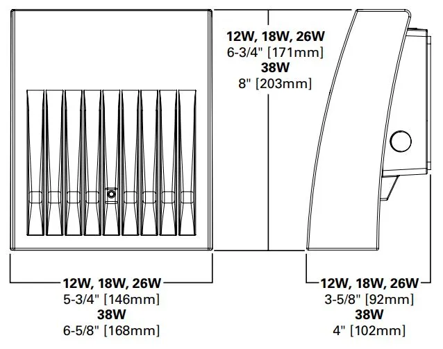 Lumark XTOR Crosstour 18W LED Full Cutoff Wall Pack