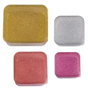 Lunch & Snack Box Set - Glitter - Gold Blush