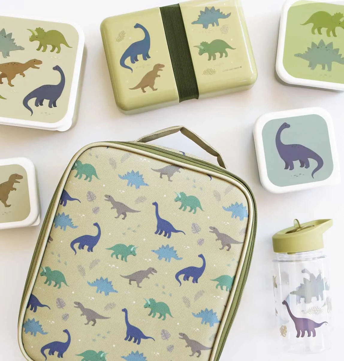 Lunch and Snack Box Set - Dinosaurs