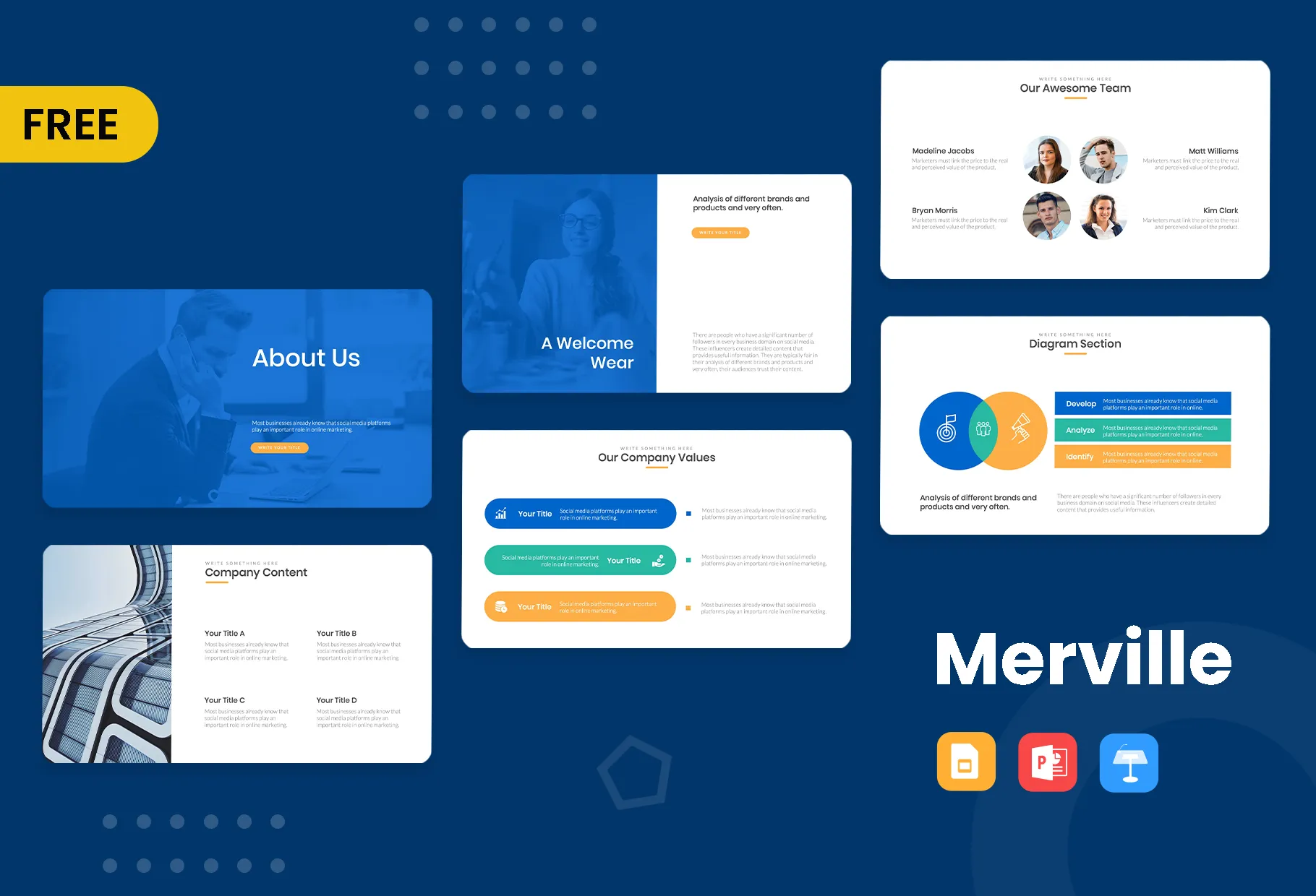 Merville Free Presentation Template