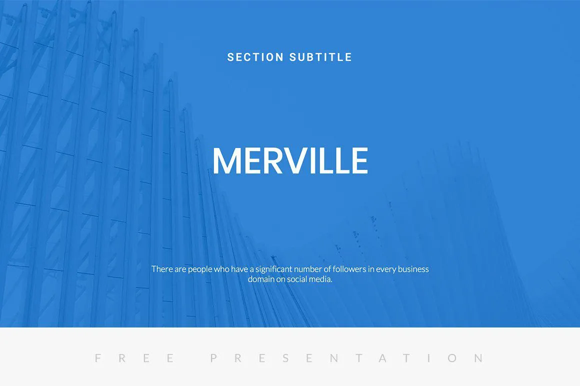 Merville Free Presentation Template