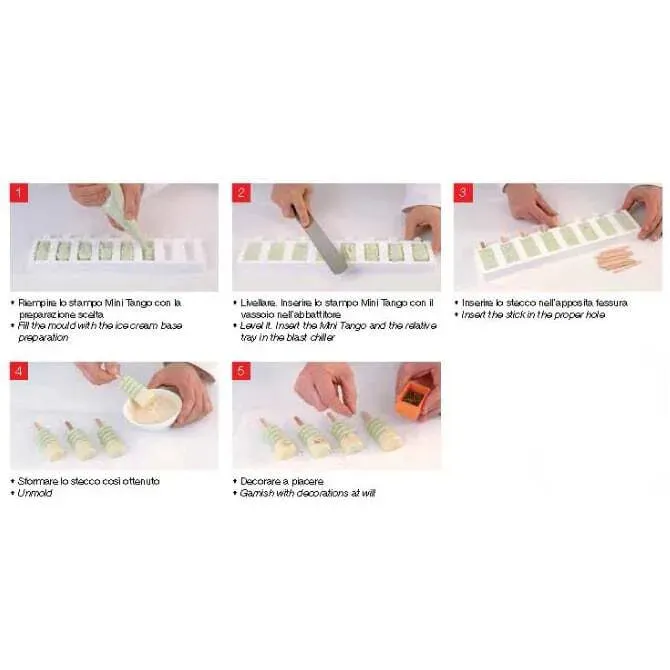 Mini Tango Ice Cream Pop Mold 16 Forms