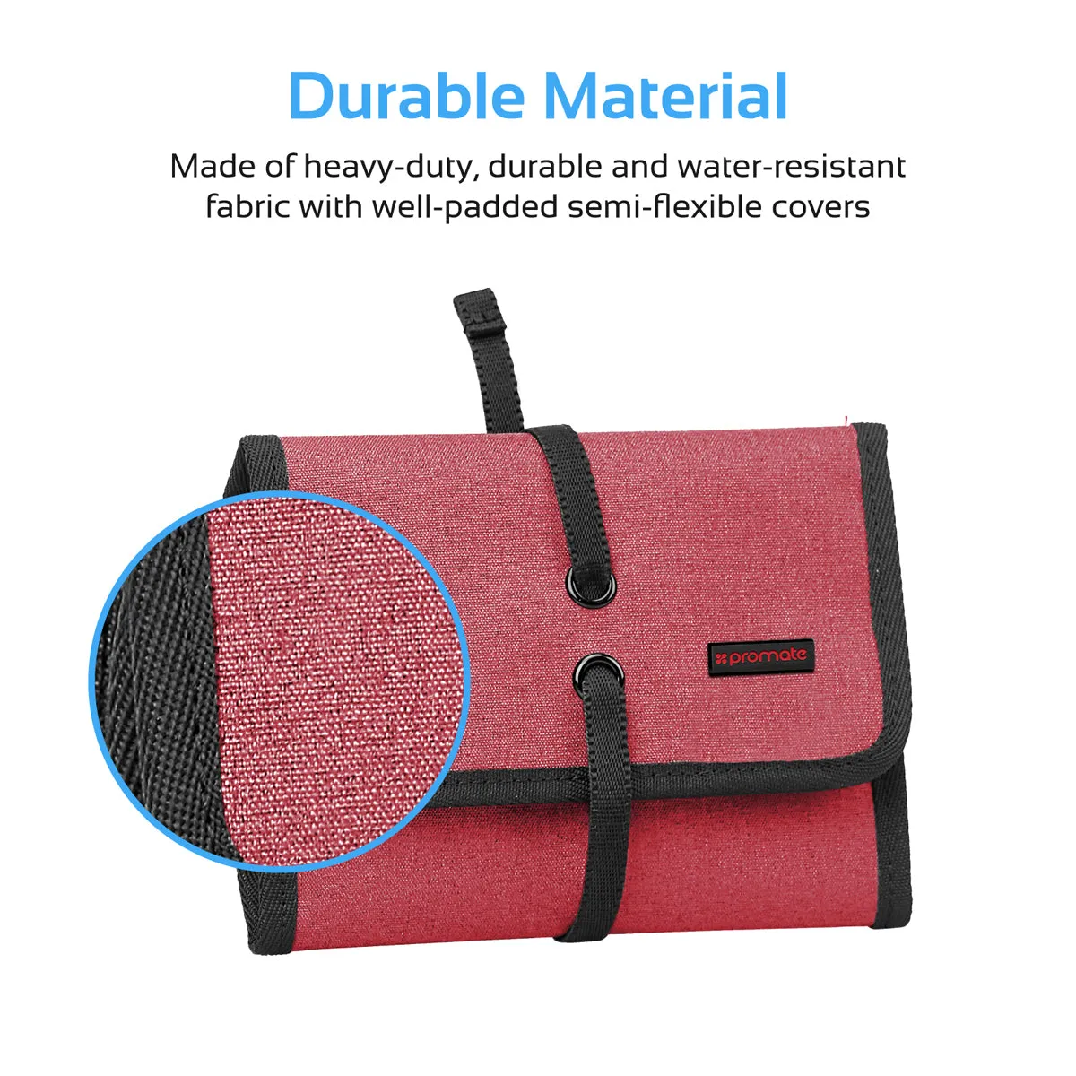 Multi-Purpose Travel Electronic Accessory Organizer Pouch