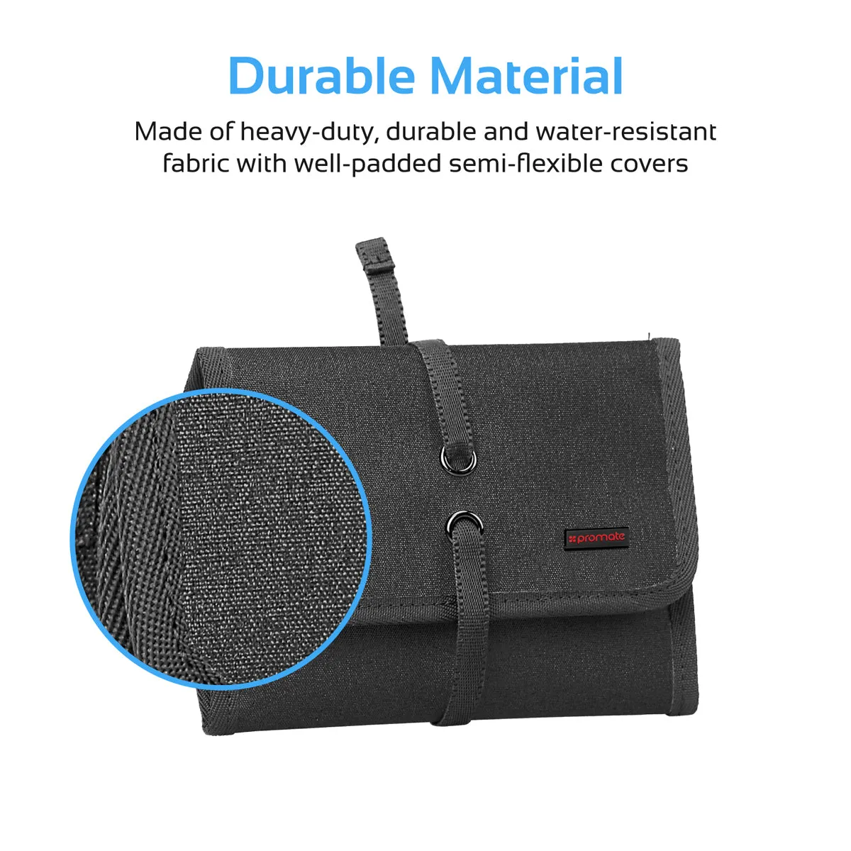 Multi-Purpose Travel Electronic Accessory Organizer Pouch