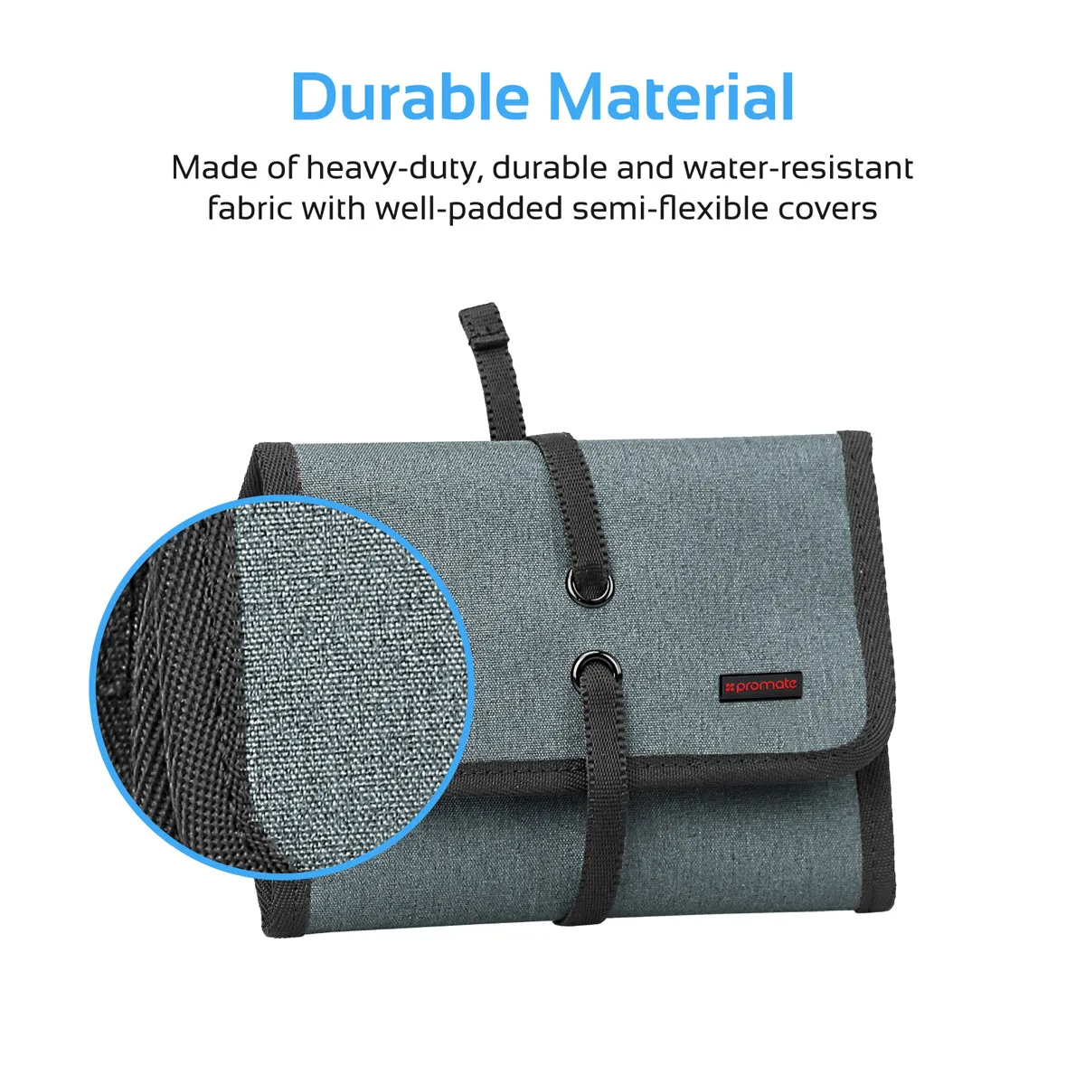 Multi-Purpose Travel Electronic Accessory Organizer Pouch