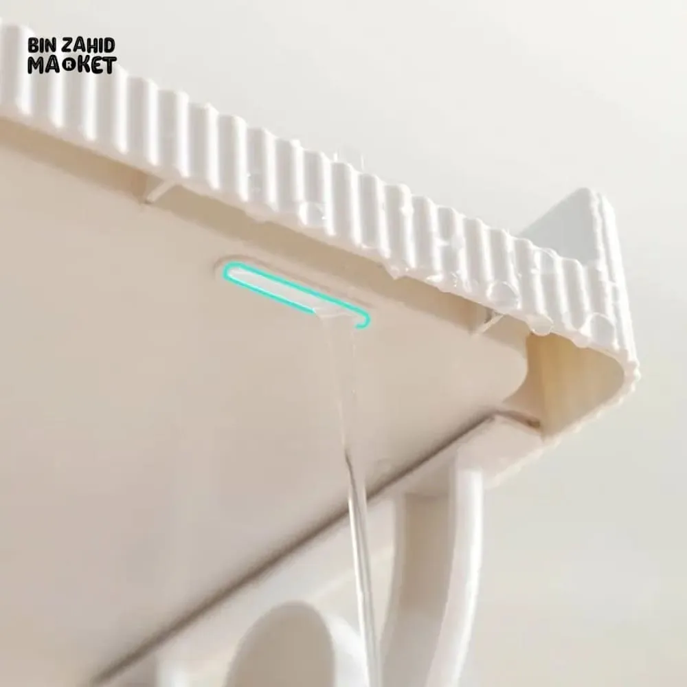 MULTIPURPOSE 2 LAYERS WALL STORAGE SHELF