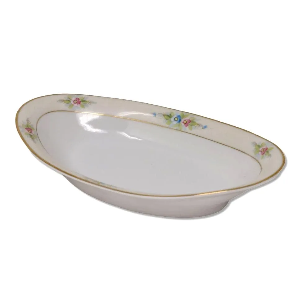 Noritake Sedan 8 1/4" Oval Celery Dish Nippon Porcelain Antique 1911