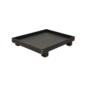 Oak tray | Black 36x28x6cm
