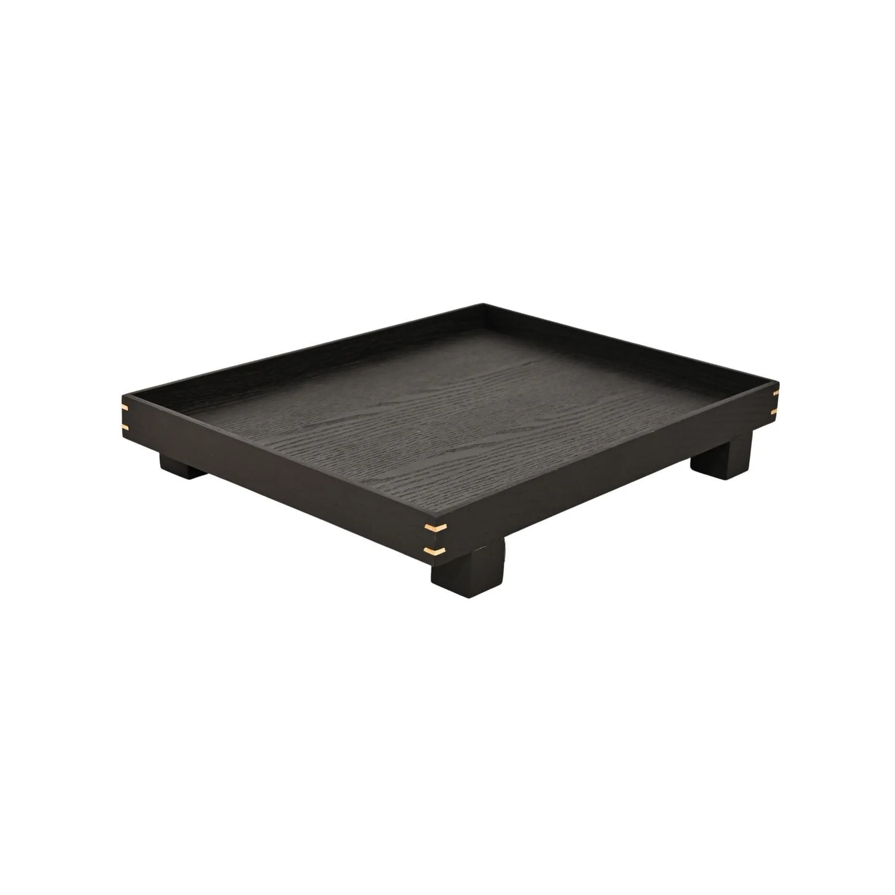 Oak tray | Black 36x28x6cm