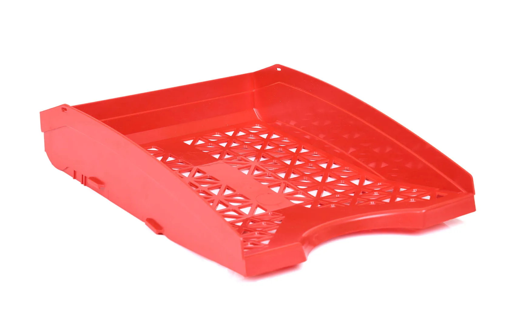 Office Plastic Desk Letter Tray (2 Pack) - Stackable