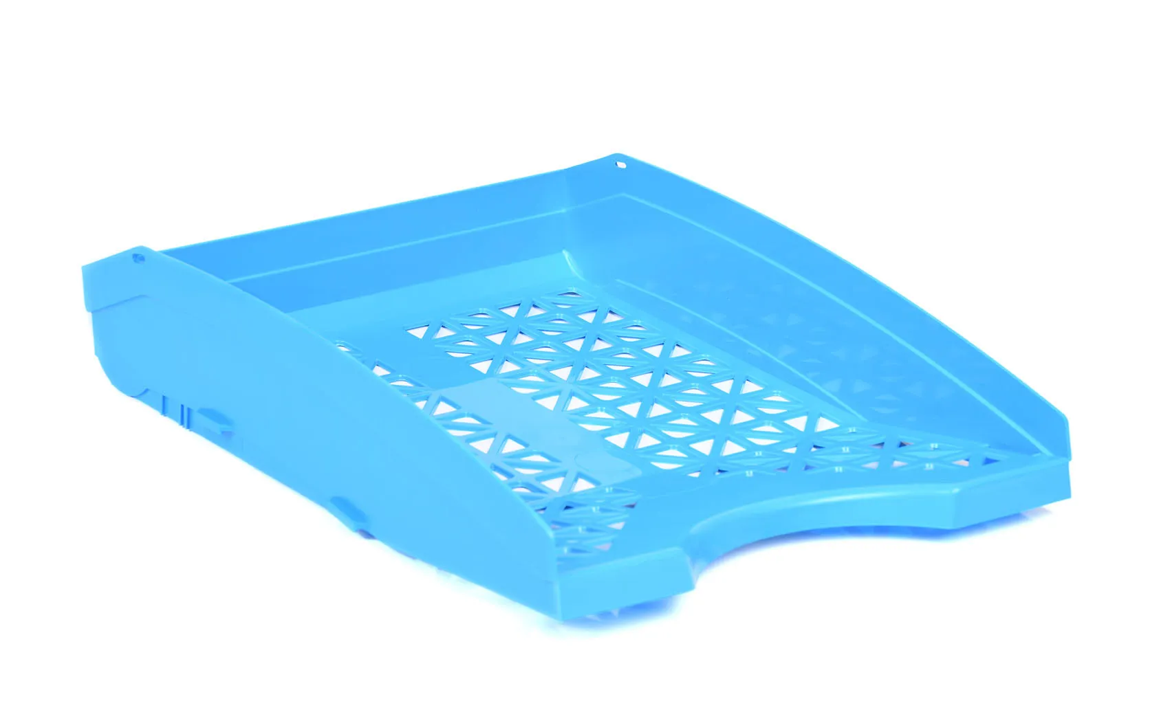 Office Plastic Desk Letter Tray (2 Pack) - Stackable