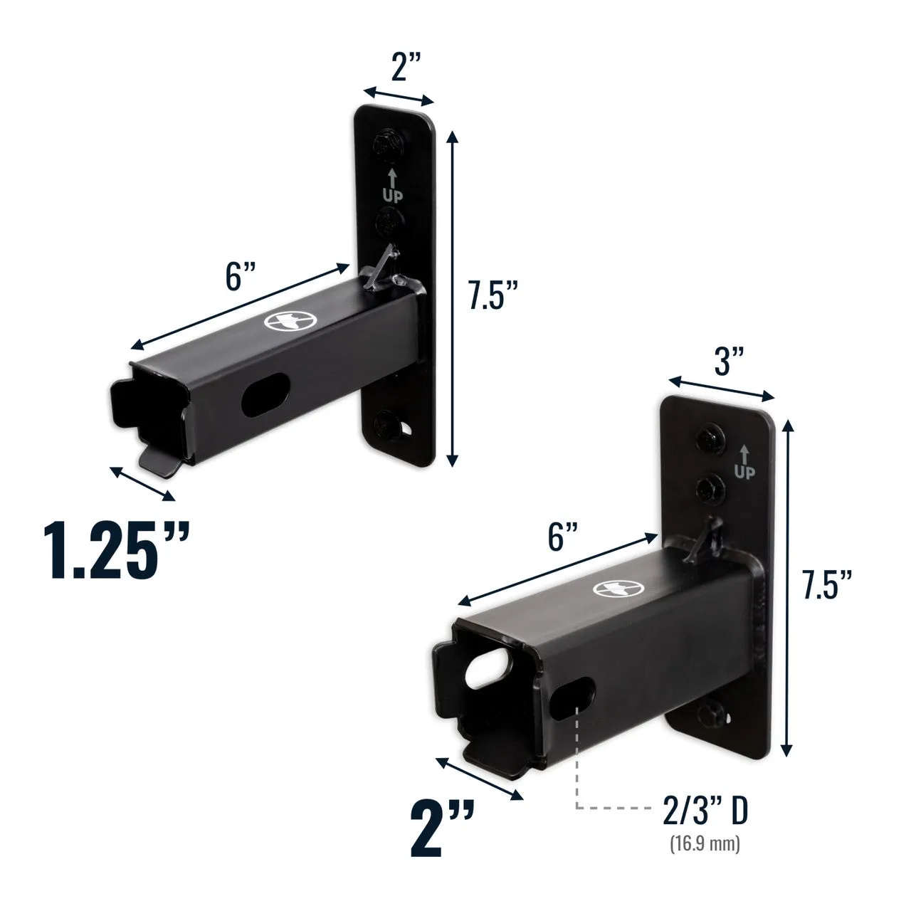 OUTLET | Haymarket Hitch Wall Mount | 1.25" to 2" Receiver