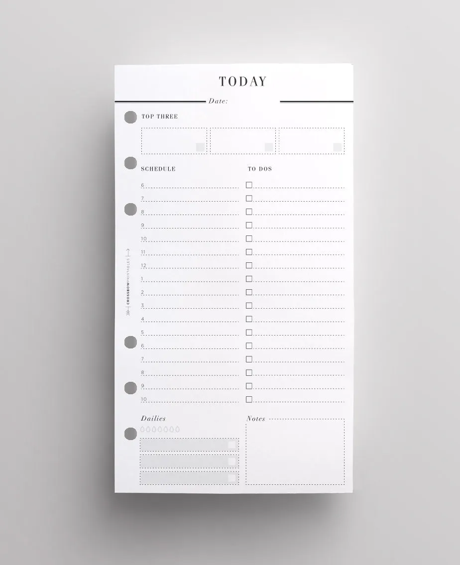 Personal Day Per Page Inserts