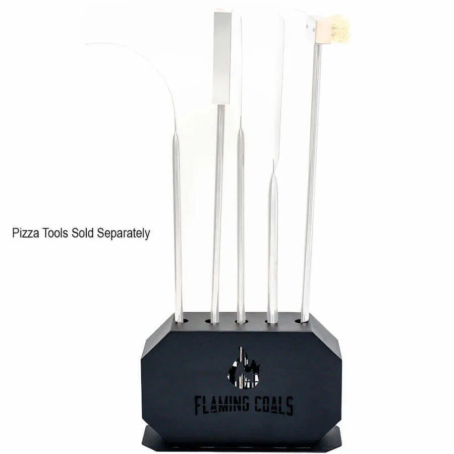 Pizza Oven Tool Stand - Flaming Coals