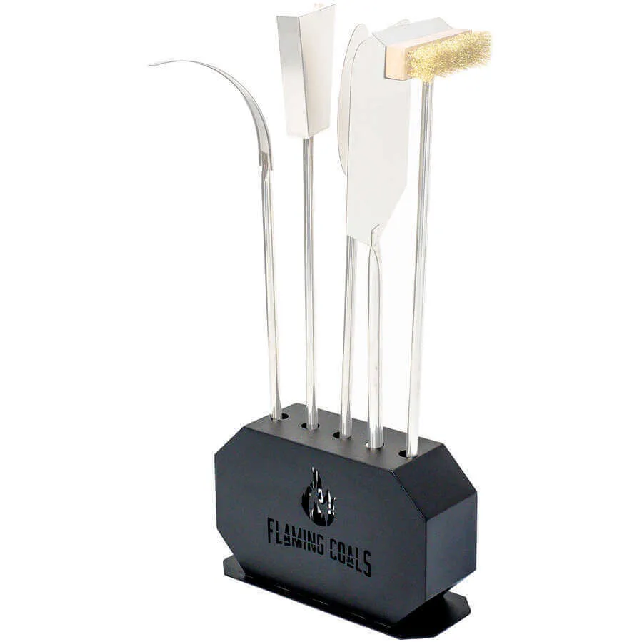Pizza Oven Tool Stand - Flaming Coals