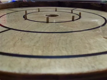 Portable Wooden Crokinole Board DIY Plans - Family Children Adults Table Games
