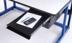 Production Basics 8601 RTW Series Writing Shelf and 3" Drawer for Workstations, 19"D x 14"W