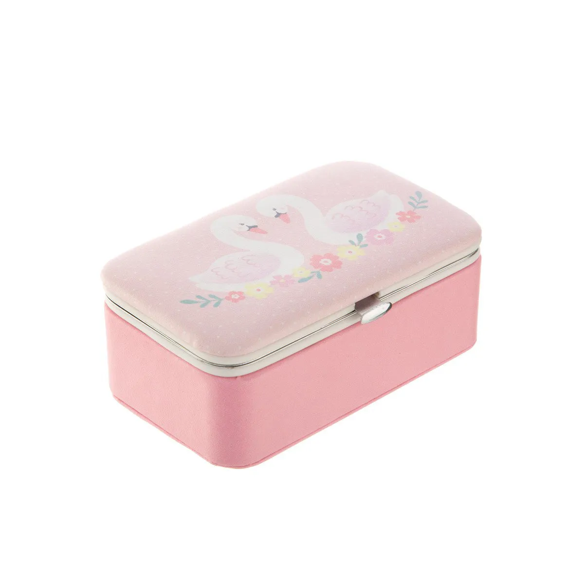 RJB Stone Freya Swan Mini Travel Jewellery Box