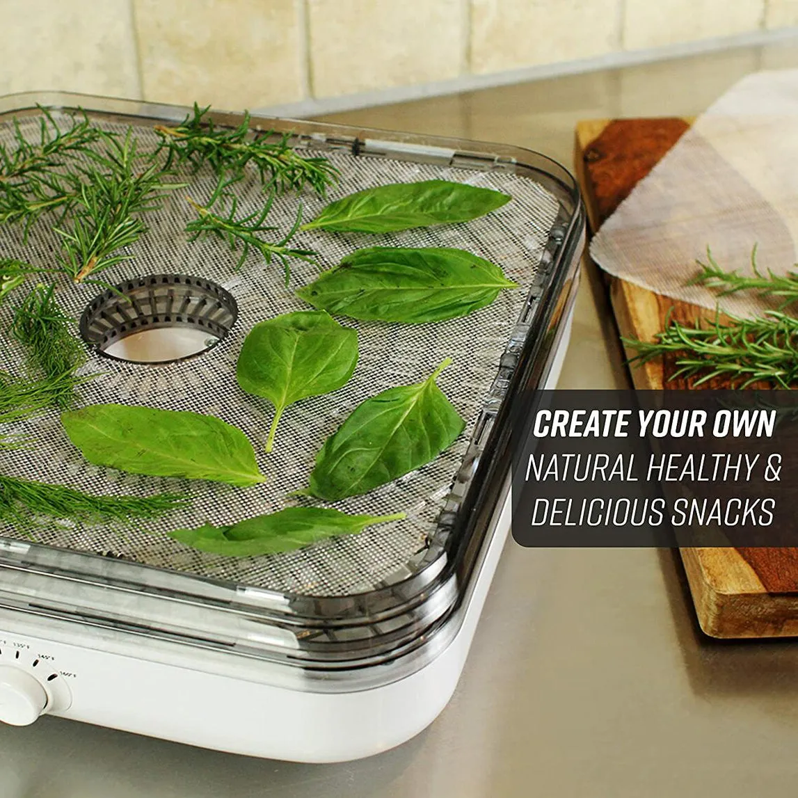 Ronco Turbo EZ-Store 5-Tray Dehydrator with Convection Air Flow