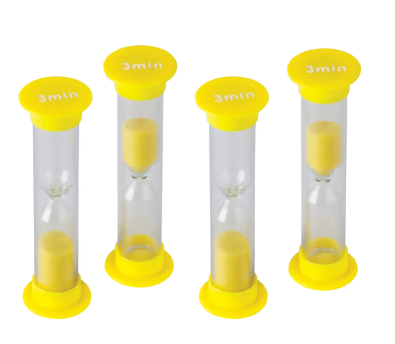 Sand Timers: 1 min, 2 min, 3 min (4 pack)