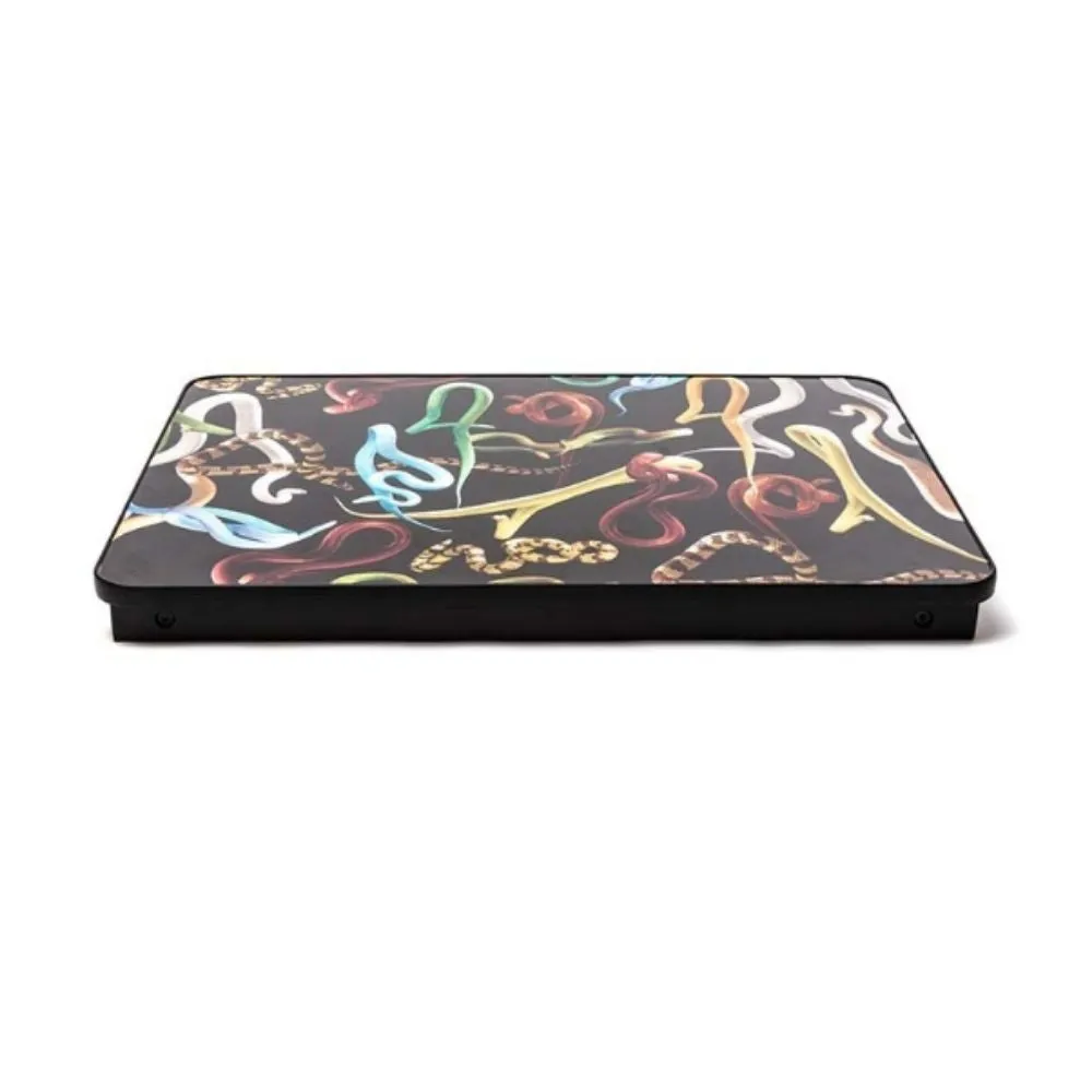 Seletti Toiletpaper Sofa Tray Snakes tray with folding legs