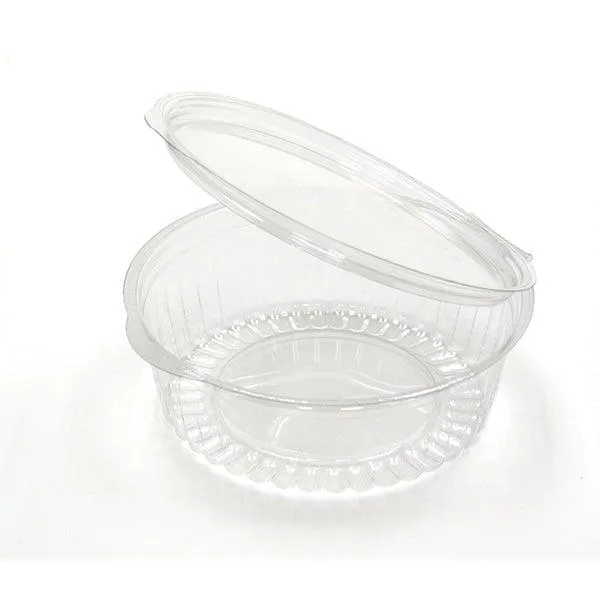 Show Bowl Takeaway Containers With Flat Lid Clear 24oz/710ml