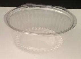 Show Bowl Takeaway Containers With Flat Lid Clear 32oz/946ml