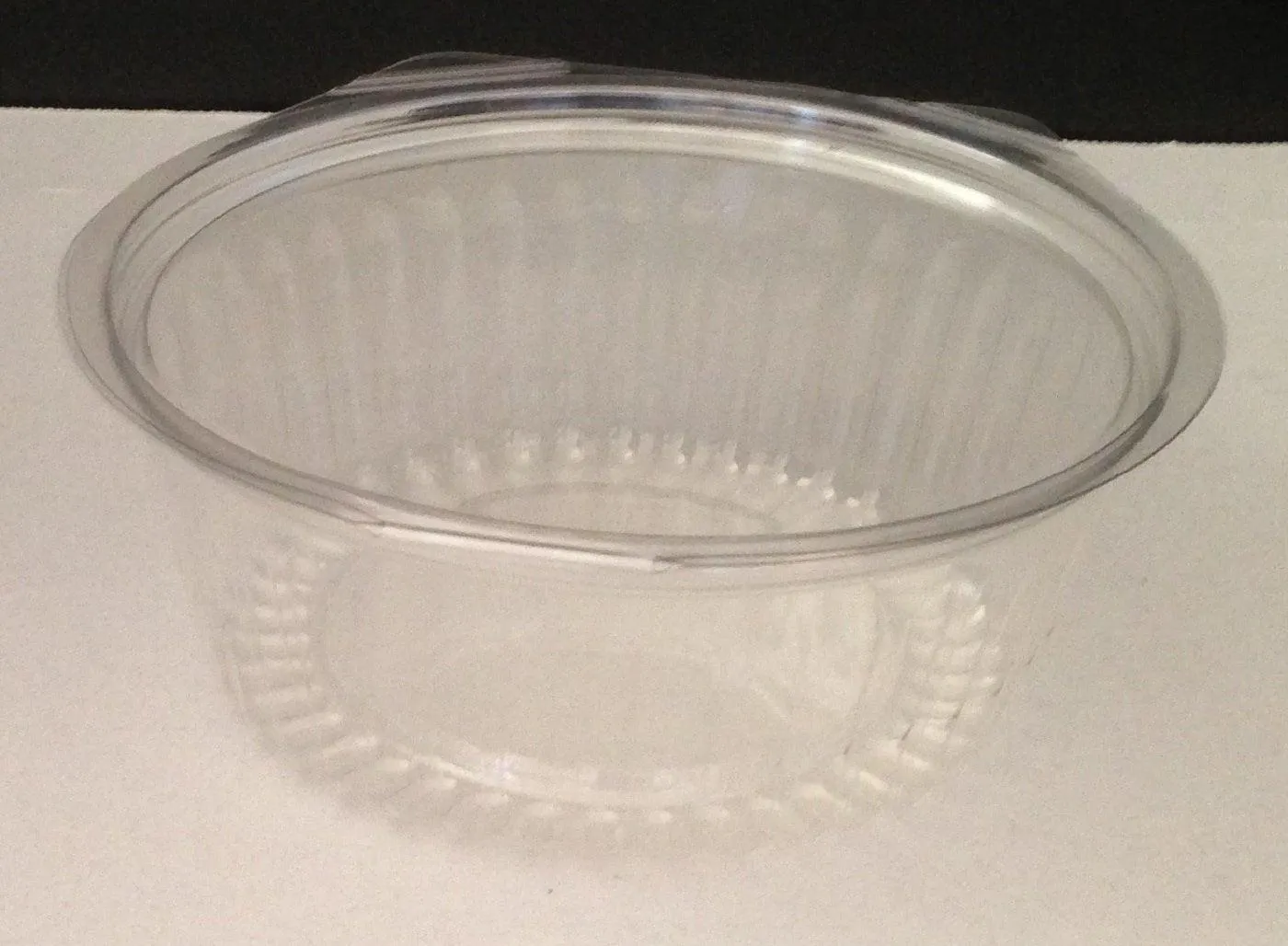 Show Bowl Takeaway Containers With Flat Lid Clear 32oz/946ml