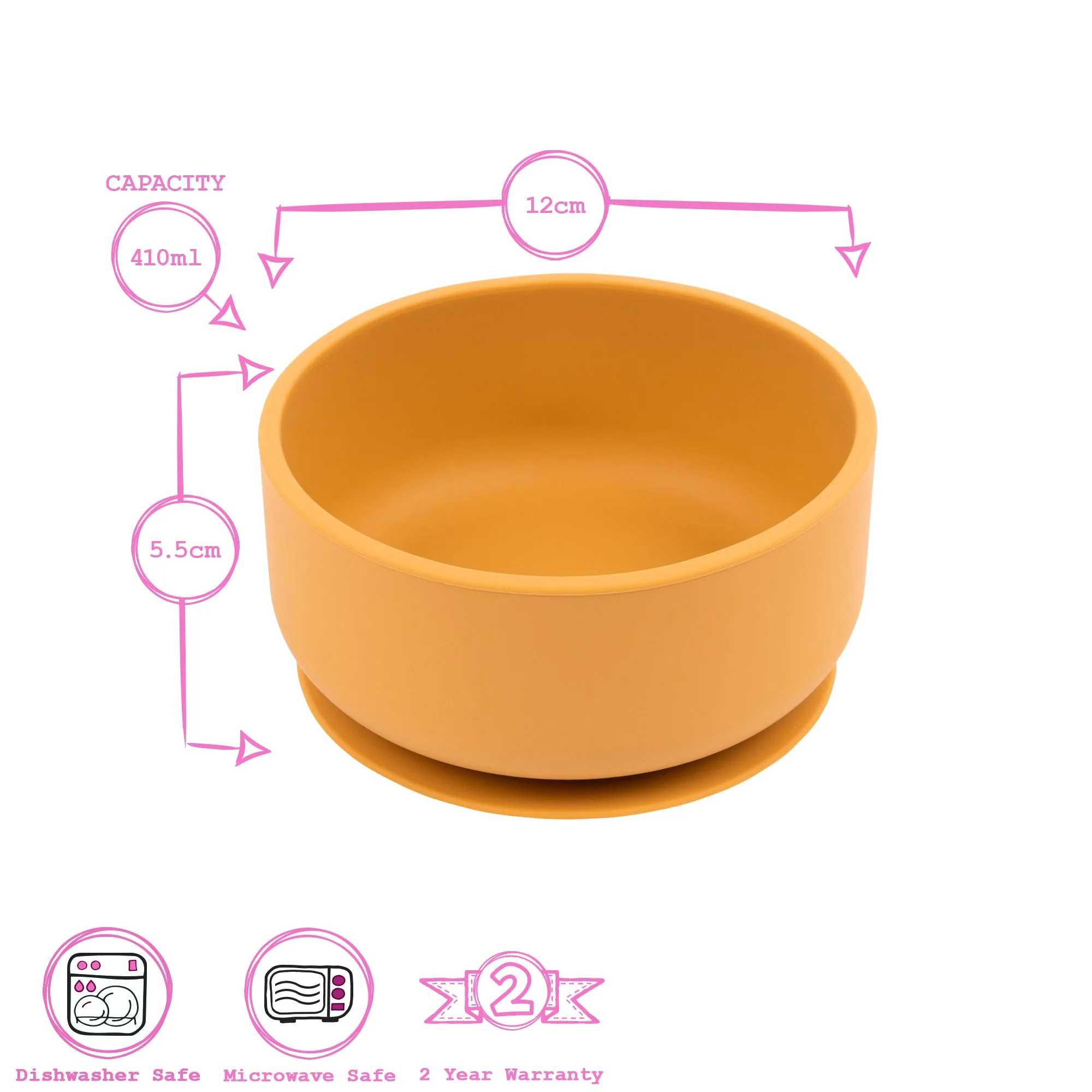 Silicone Baby and children's Suction Bowl