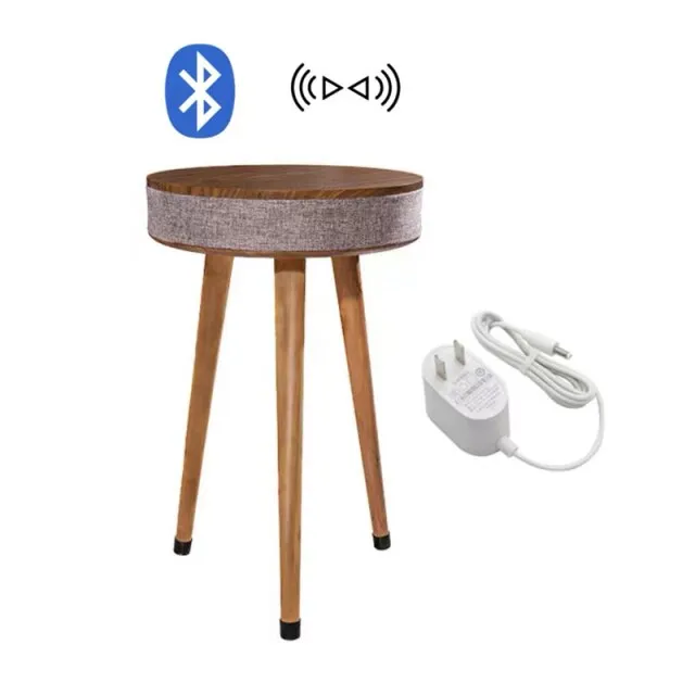 Smart Table Living Room Inductive Wireless Charging Table Wooden Outdoor 3D Surround Music