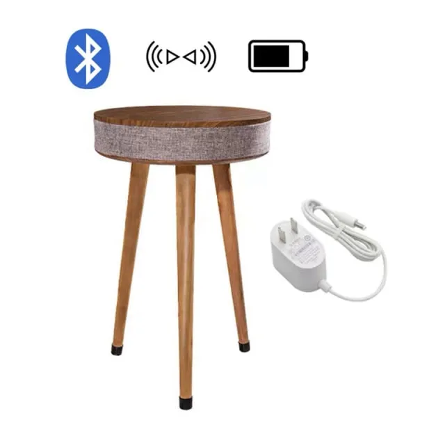 Smart Table Living Room Inductive Wireless Charging Table Wooden Outdoor 3D Surround Music