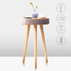 Smart Table Living Room Inductive Wireless Charging Table Wooden Outdoor 3D Surround Music