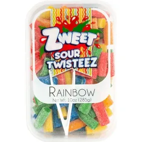 Sour Rainbow Twisteez | Zweet | 10 oz