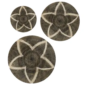 Stars Rattan Charger S/3