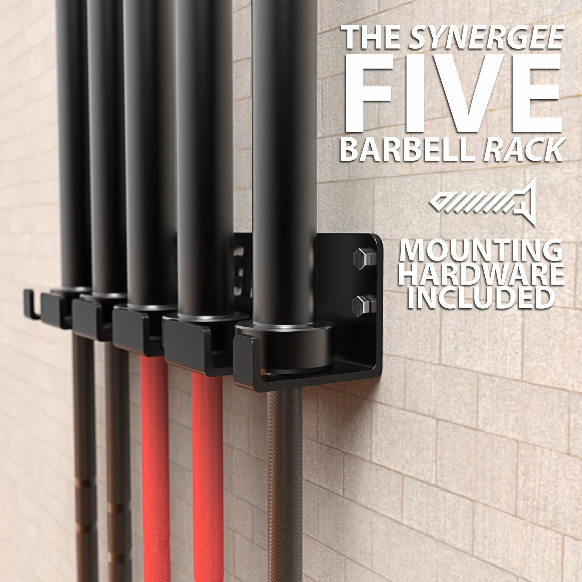 Synergee Vertical Barbell Wall Storage Racks