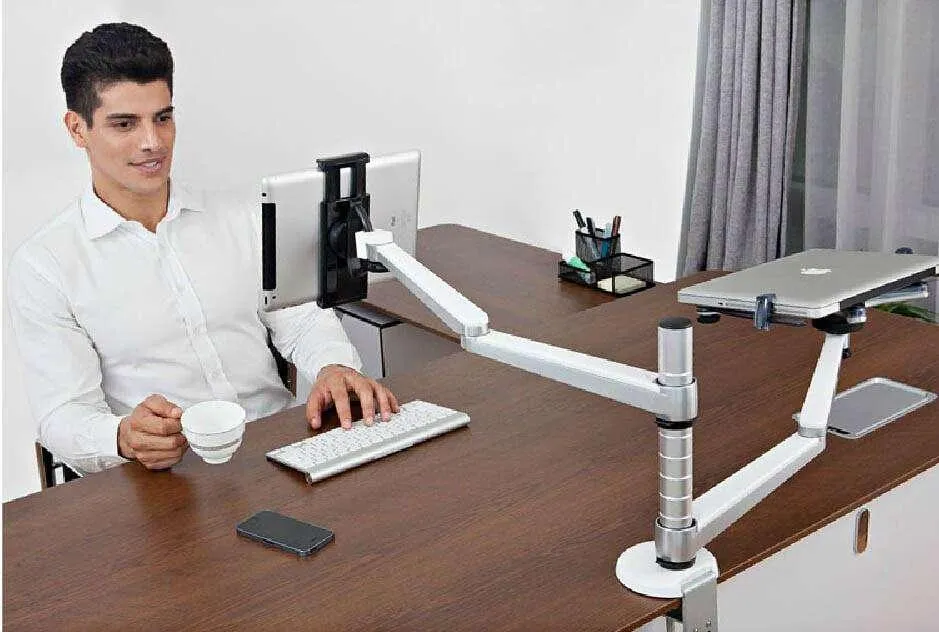 Tarzan Dual Tablet Laptop Desk Mount