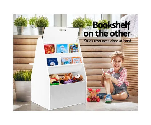 Tatum Keezi Kids Bookshelfs Child Bookcases Kids Easel Whiteboard Magazine Rack Desk