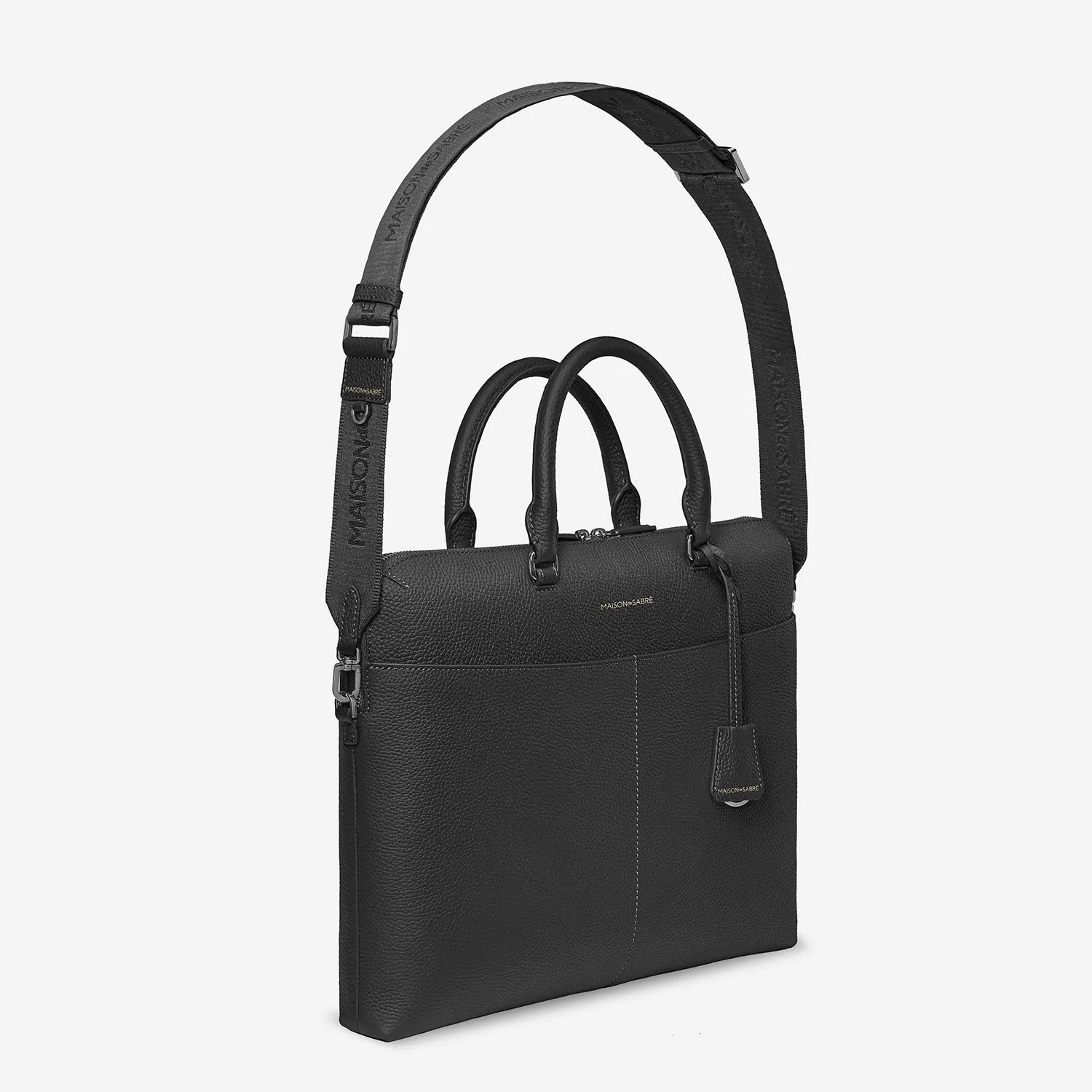 The Laptop Bag - Black Caviar