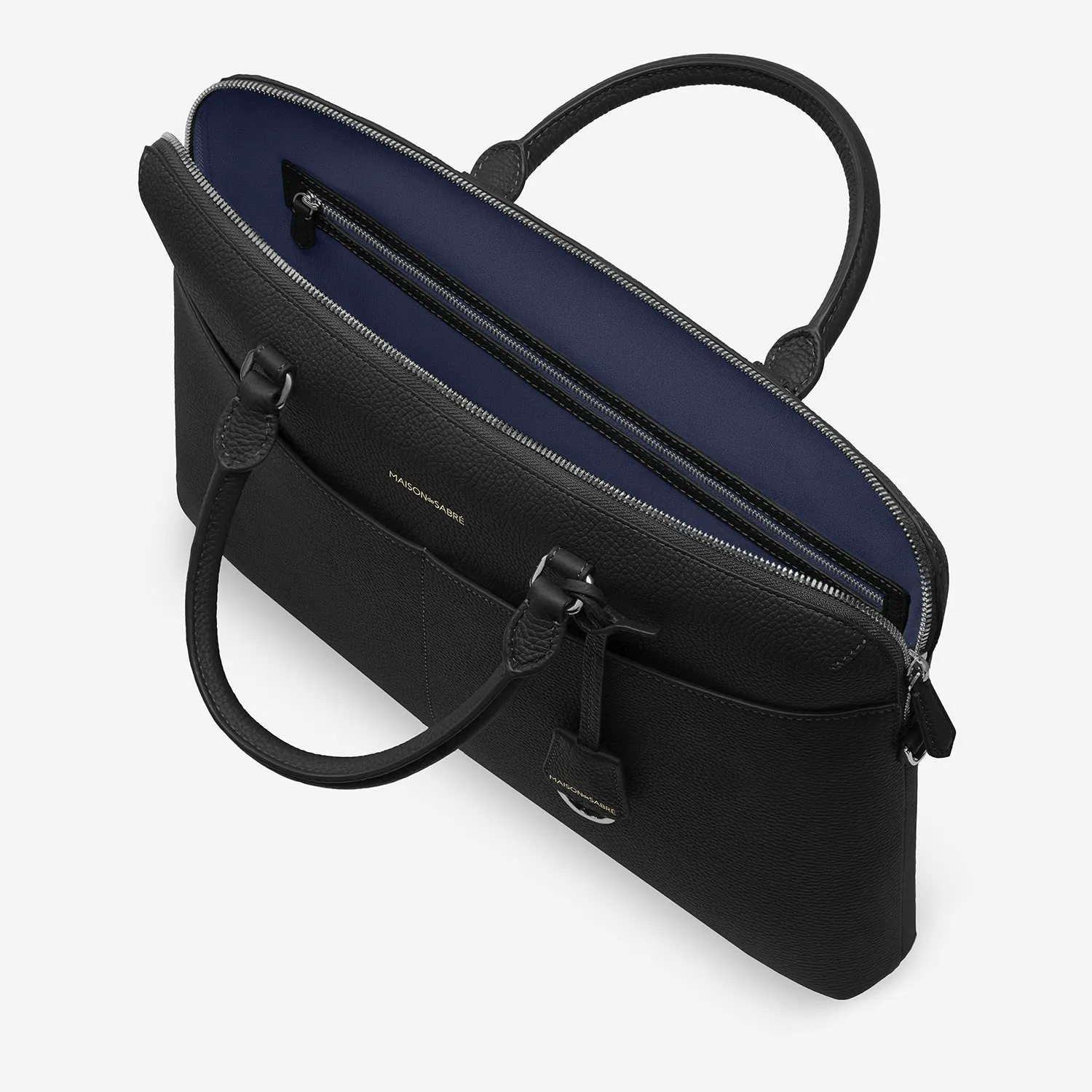 The Laptop Bag - Black Caviar