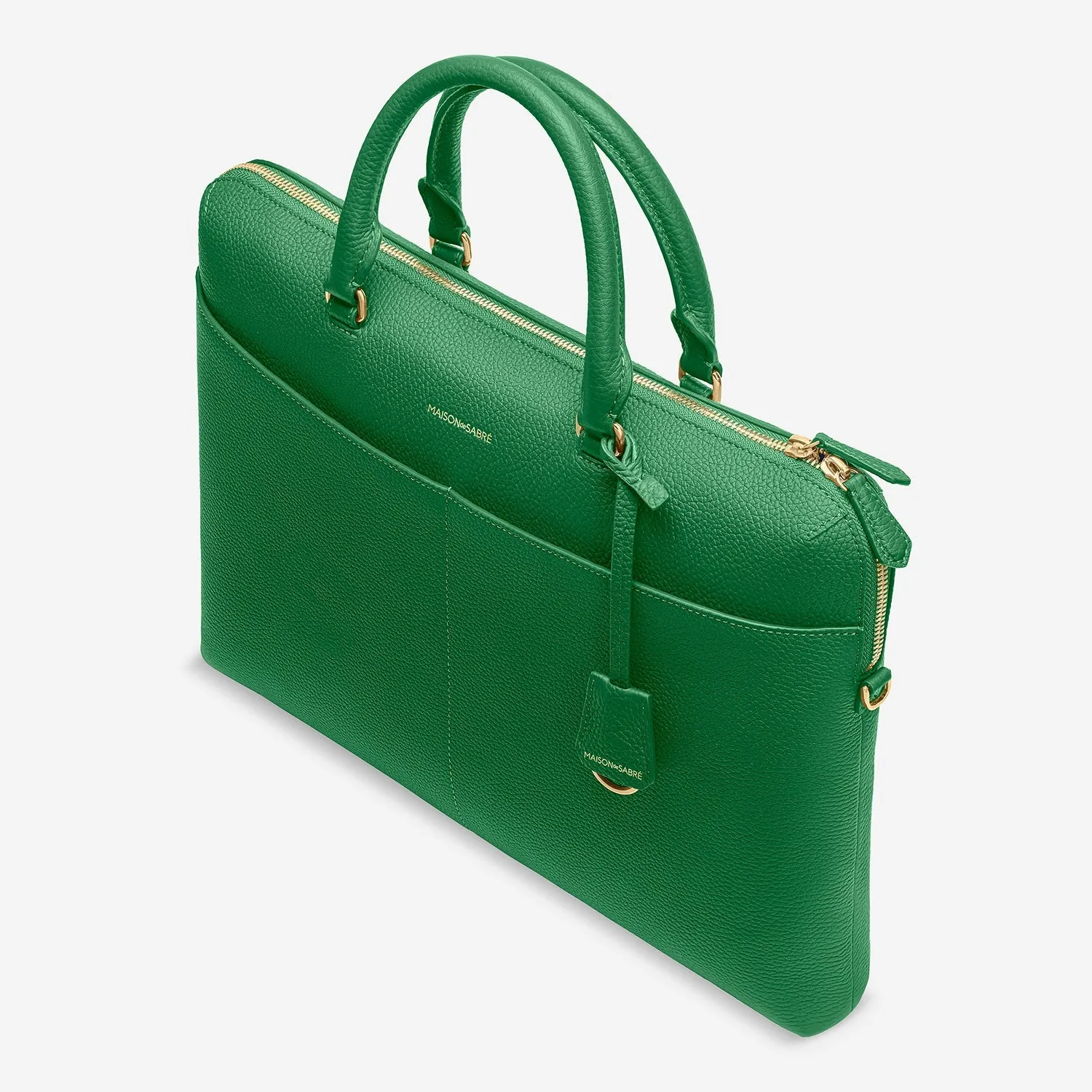The Laptop Bag - Emerald Green