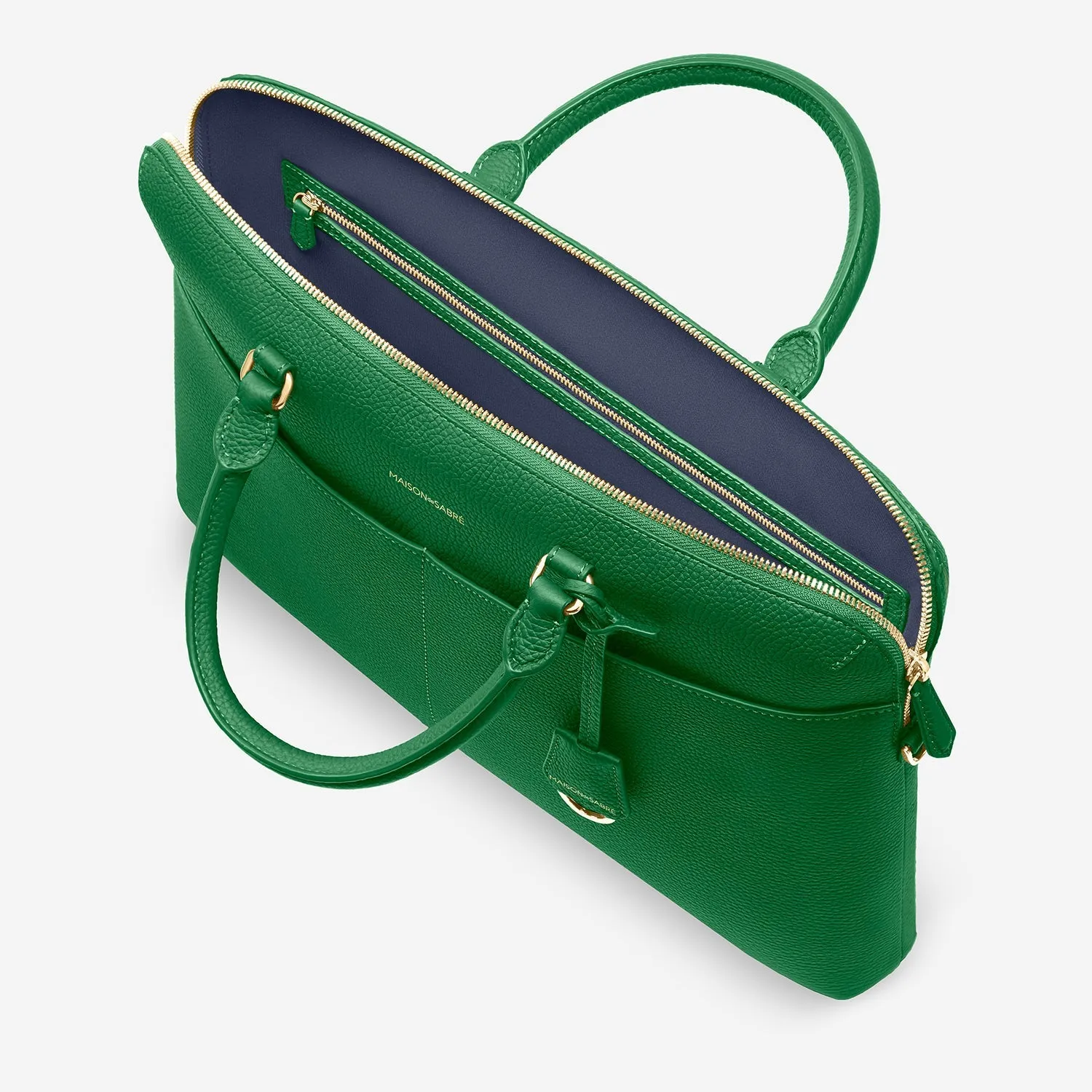 The Laptop Bag - Emerald Green