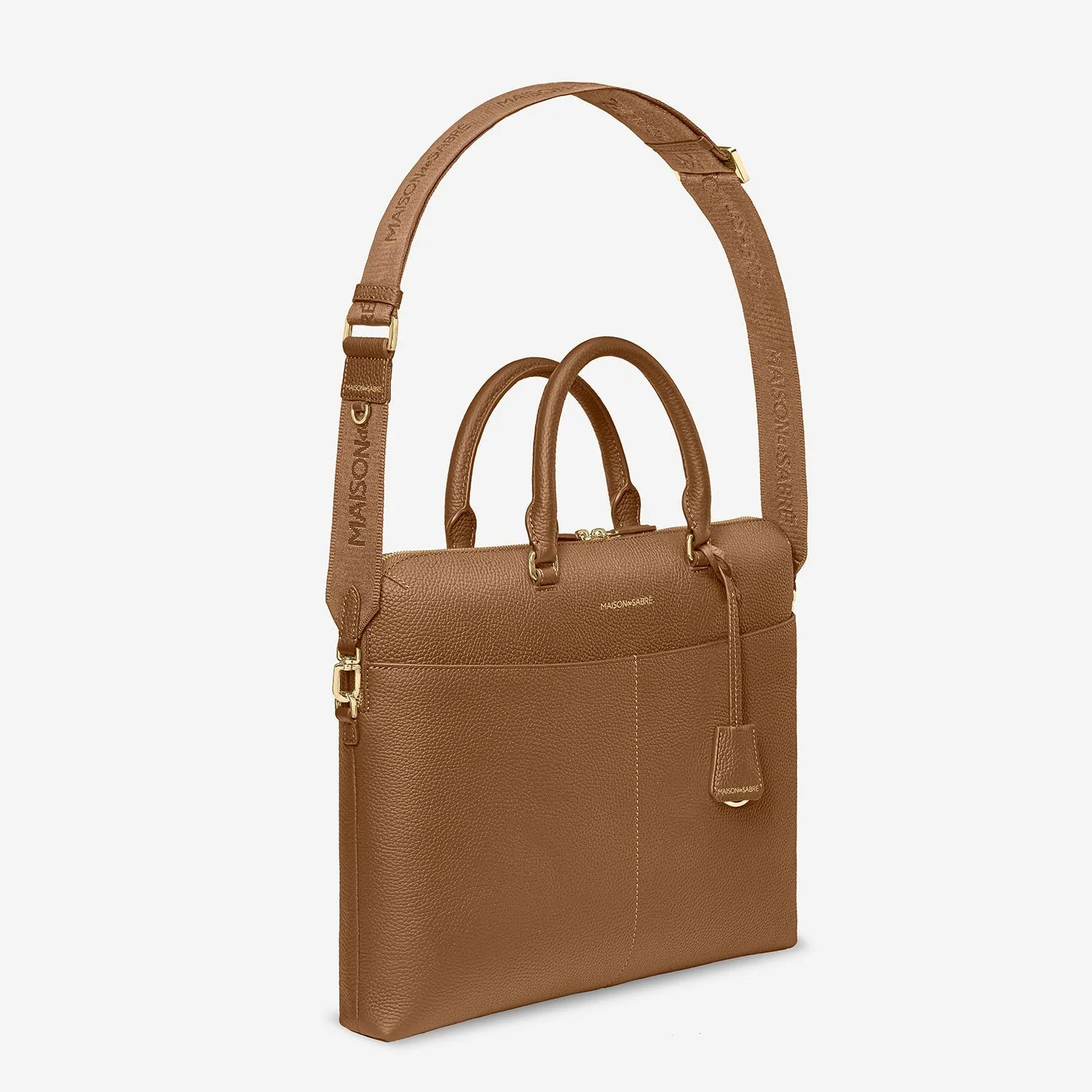 The Laptop Bag - Sandstone Brown