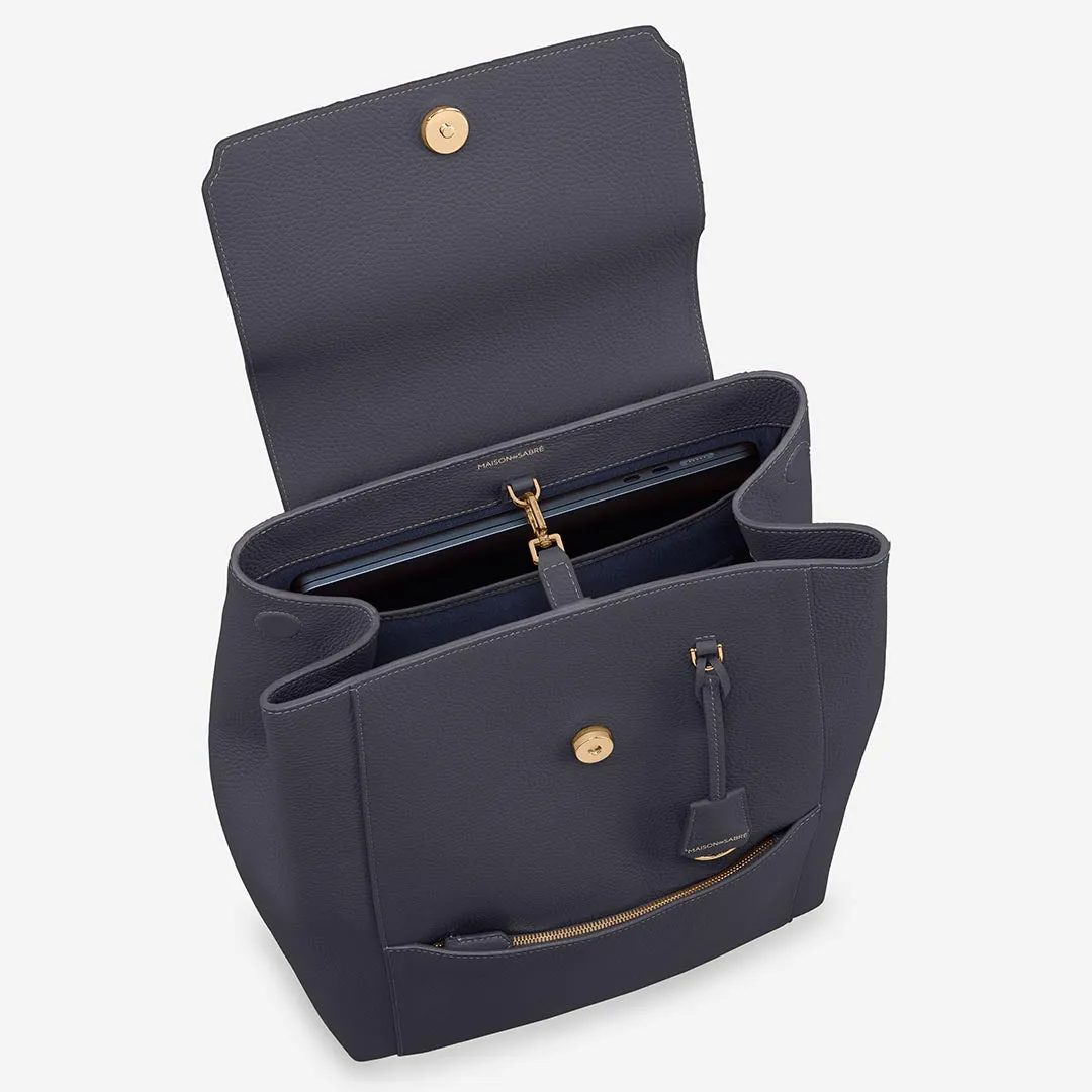 The Large Soft Backpack - Graphite Grey
