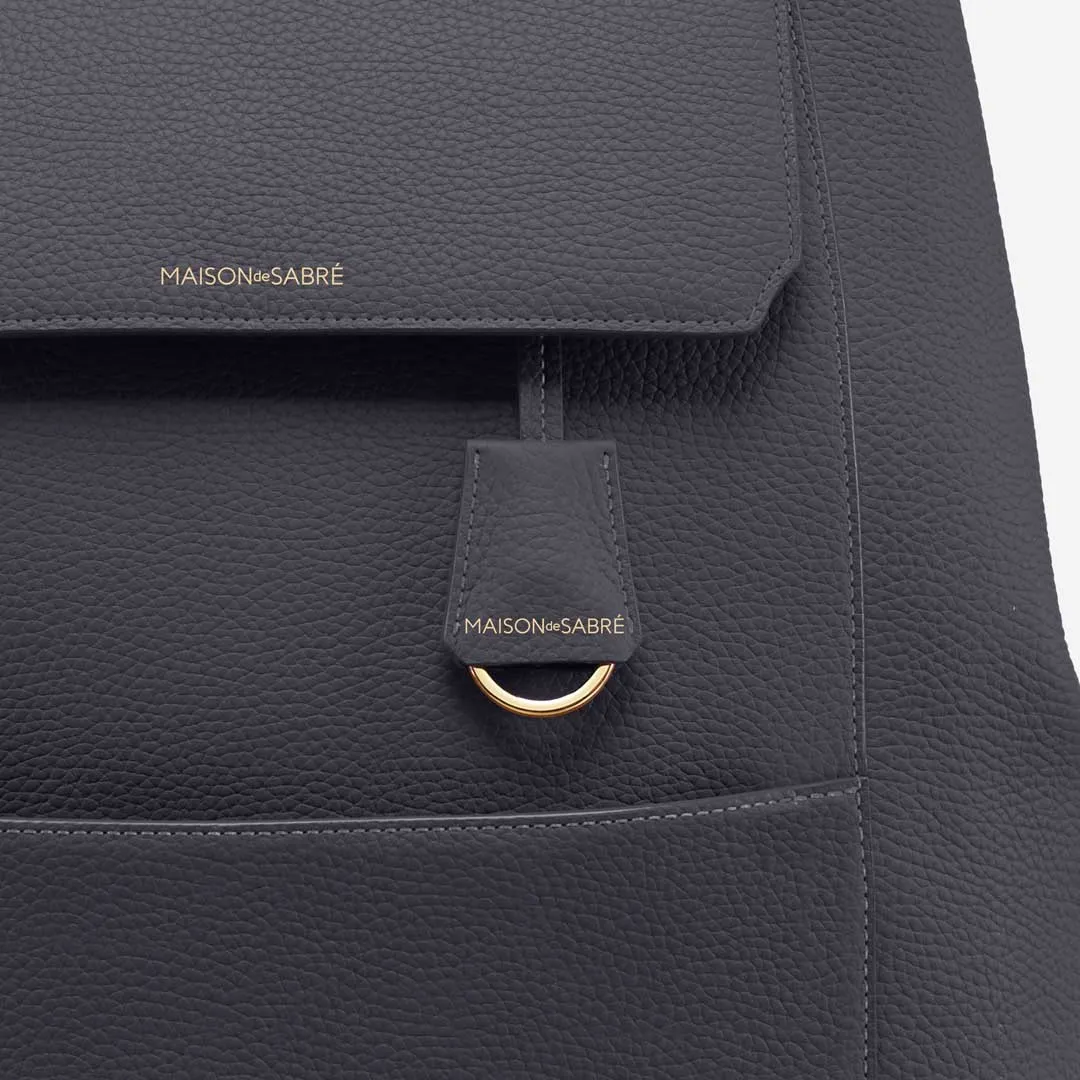 The Large Soft Backpack - Graphite Grey