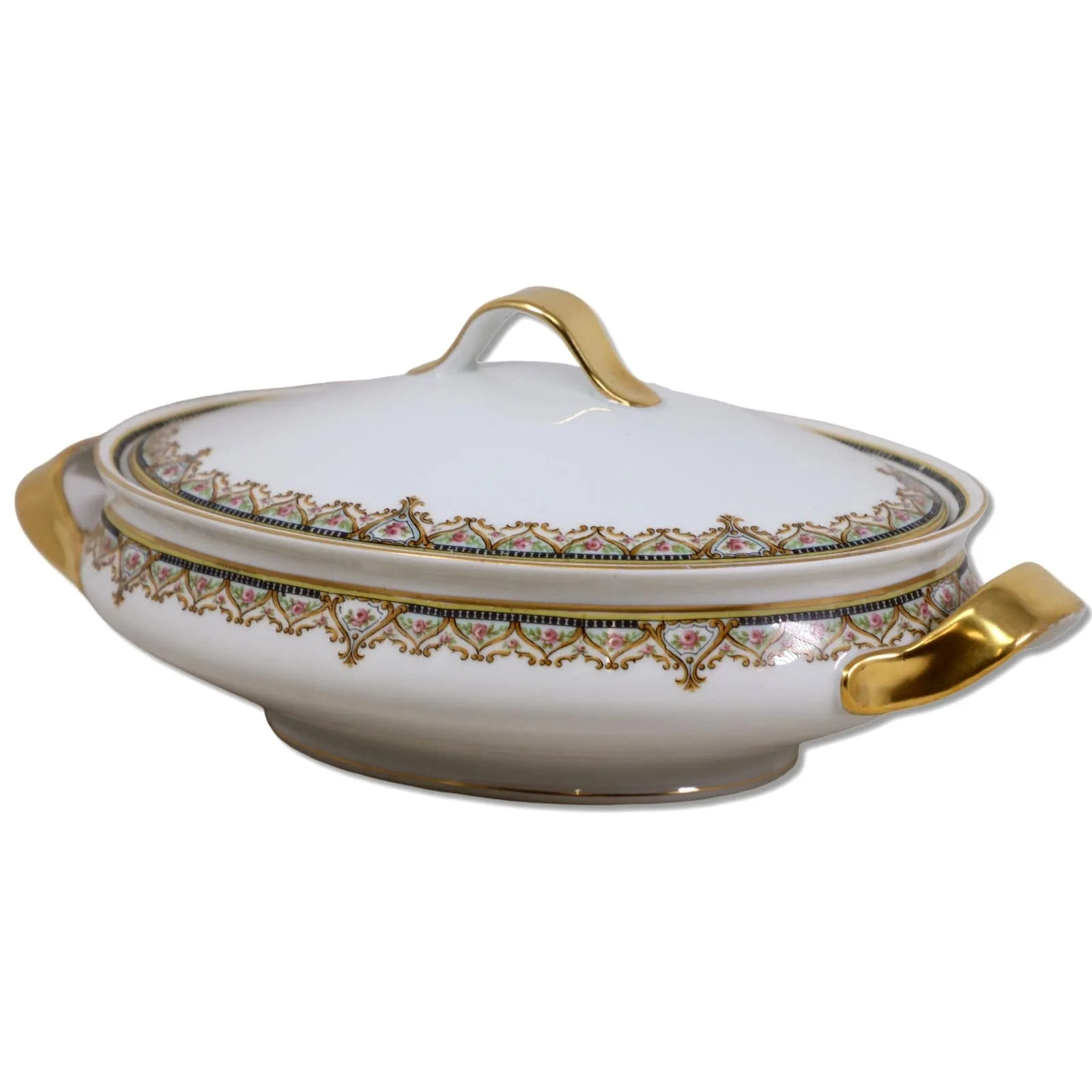 Theodore Haviland Schleiger 617B Covered Casserole Serving Dish Limoges