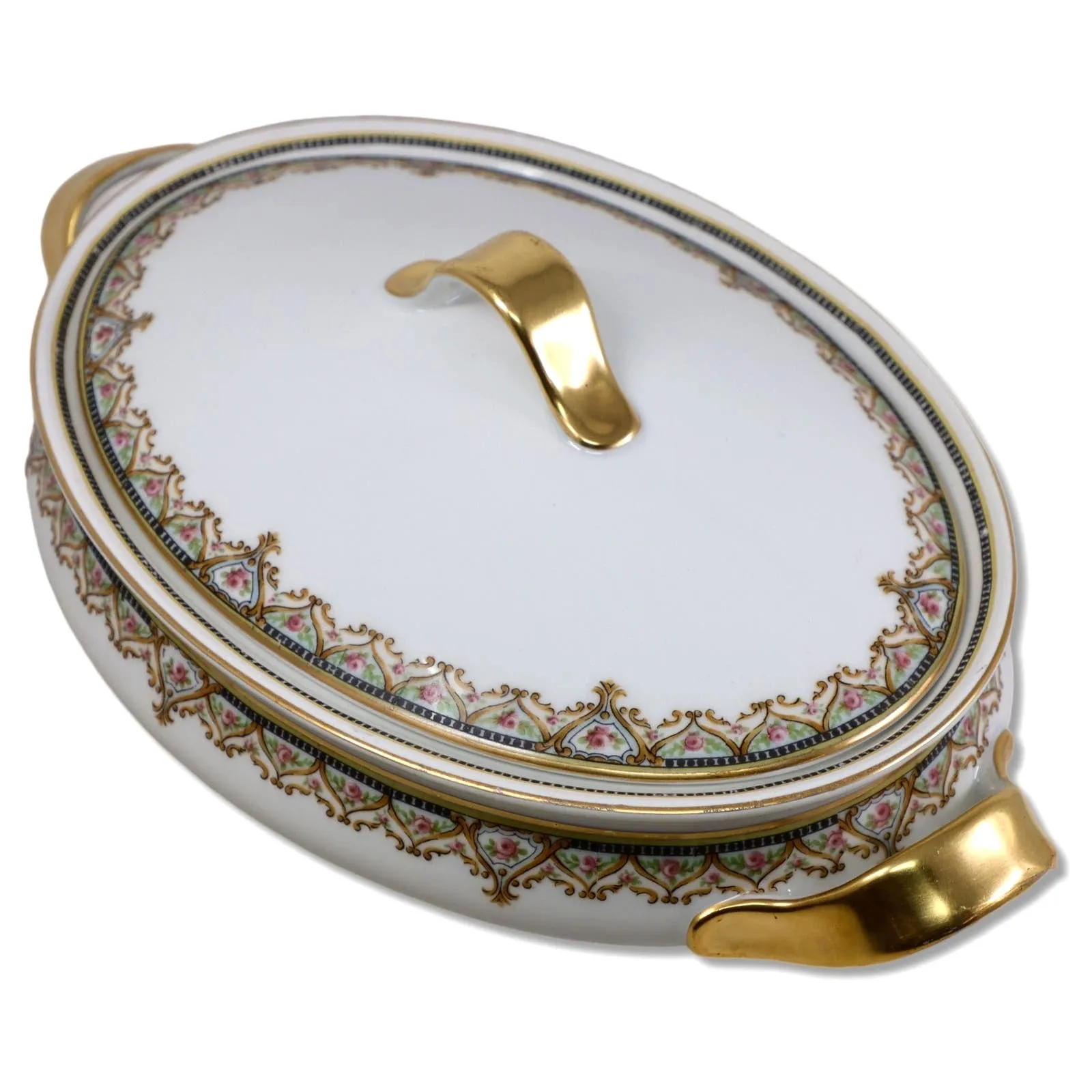 Theodore Haviland Schleiger 617B Covered Casserole Serving Dish Limoges