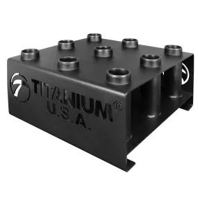 TITANIUM USA LASER CUT 9 BAR VERTICAL RACK