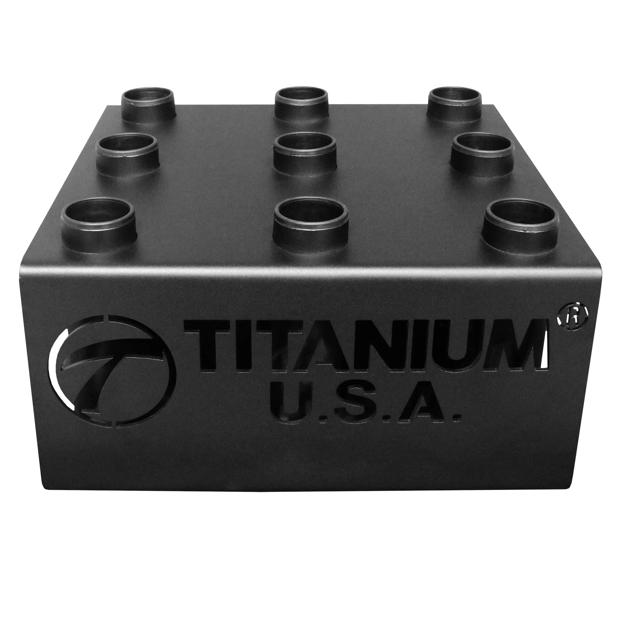 TITANIUM USA LASER CUT 9 BAR VERTICAL RACK