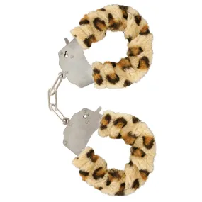 ToyJoy Furry Fun Handcuffs Leopard